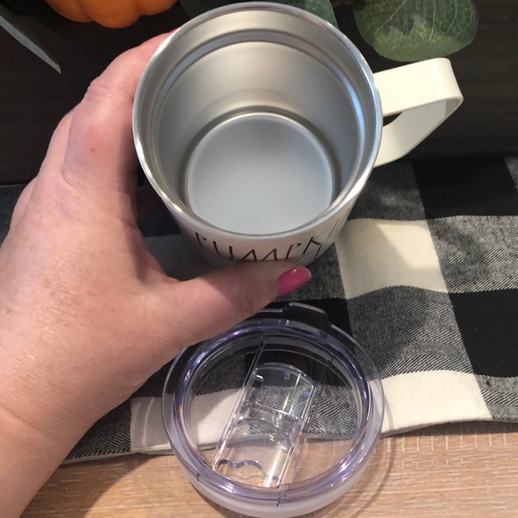NWT Rae Dunn Pumpkin Spice insulated mug ☕️ 🎃 - Picture 4 of 4